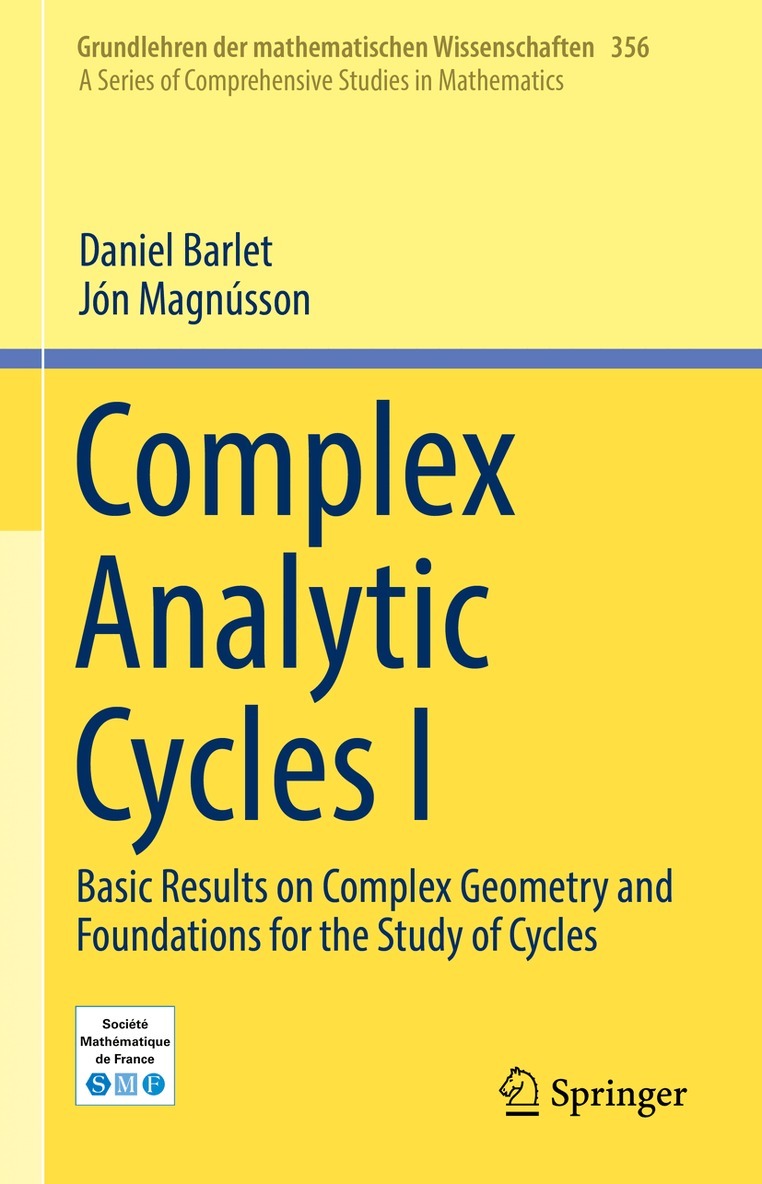Daniel Barlet, Jón Magnússon - Complex Analytic Cycles I, Inbunden