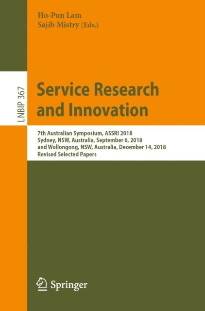 Sajib Mistry, Ho-Pun Lam - Service Research and Innovation, E-bok