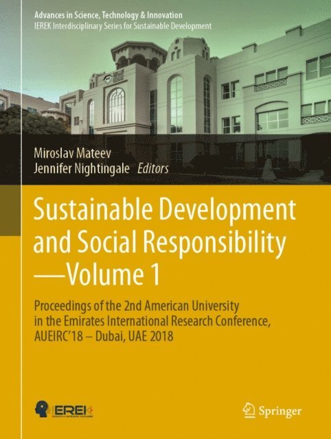 Jennifer Nightingale, Miroslav Mateev - Sustainable Development and Social Responsibility-Volume 1, E-bok