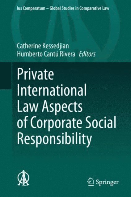 Humberto Cantu Rivera, Catherine Kessedjian - Private International Law Aspects of Corporate Social Responsibility, E-bok