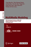 MultiMedia Modeling