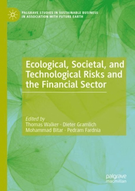 Pedram Fardnia, Mohammad Bitar, Dieter Gramlich, Thomas Walker - Ecological, Societal, and Technological Risks and the Financial Sector, E-bok