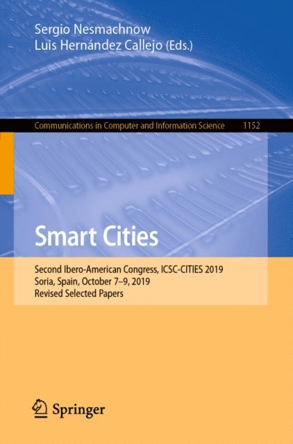 Luis Hernandez Callejo, Sergio Nesmachnow - Smart Cities, E-bok