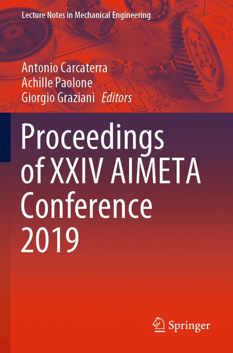 Antonio Carcaterra, Achille Paolone, Giorgio Graziani - Proceedings of XXIV AIMETA Conference 2019, Övrigt