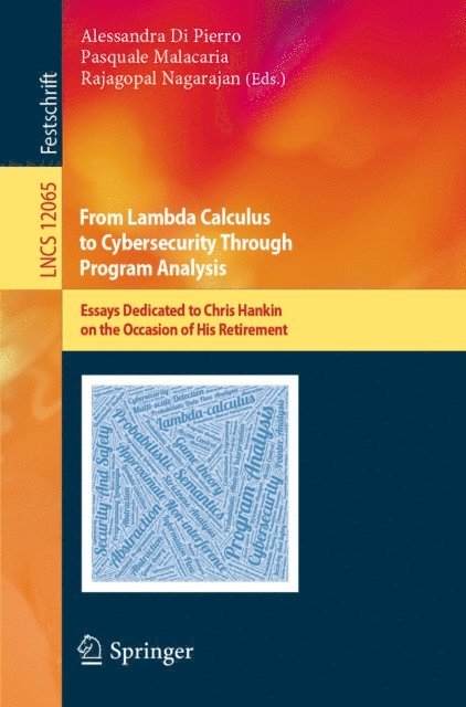 Rajagopal Nagarajan, Pasquale Malacaria, Alessandra Di Pierro - From Lambda Calculus to Cybersecurity Through Program Analysis, E-bok