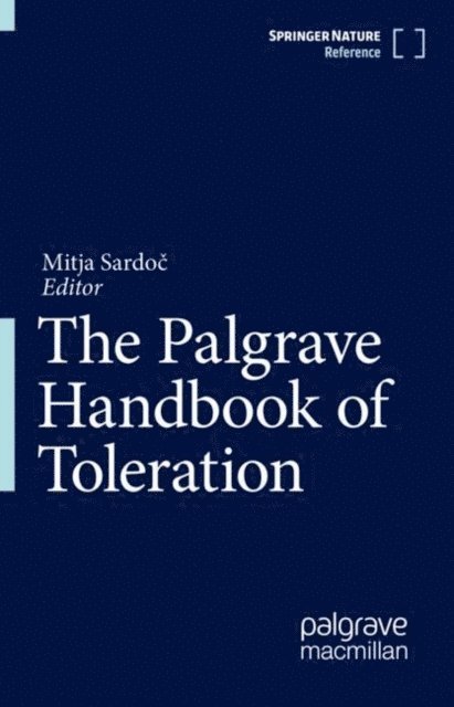 Mitja Sardoc - Palgrave Handbook of Toleration, E-bok