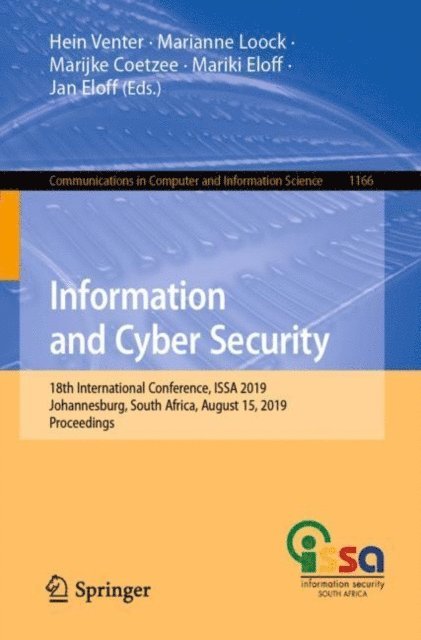 Jan Eloff, Mariki Eloff, Marijke Coetzee, Marianne Loock, Hein Venter - Information and Cyber Security, E-bok
