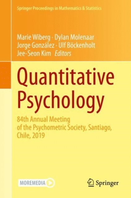 Jee-Seon Kim, Ulf Bockenholt, Jorge Gonzalez, Dylan Molenaar, Marie Wiberg - Quantitative Psychology, E-bok