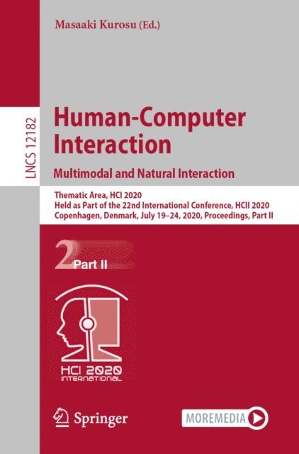 Masaaki Kurosu - Human-Computer Interaction. Multimodal and Natural Interaction, E-bok