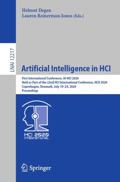 Lauren Reinerman-Jones, Helmut Degen - Artificial Intelligence in HCI, E-bok