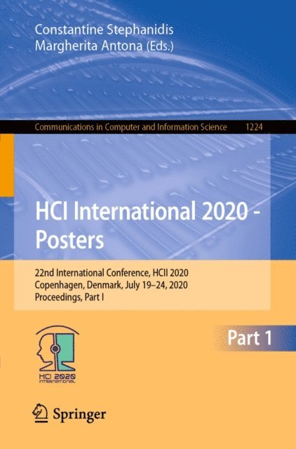 Margherita Antona, Constantine Stephanidis - HCI International 2020 - Posters, E-bok