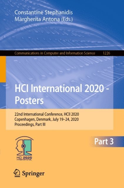 Margherita Antona, Constantine Stephanidis - HCI International 2020 - Posters, E-bok