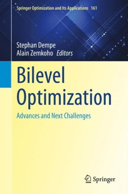 Alain Zemkoho, Stephan Dempe - Bilevel Optimization, E-bok