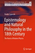 Epistemology and Natural Philosophy in the 18th Century