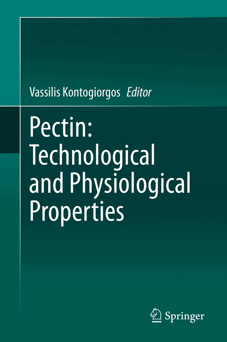 Vassilis Kontogiorgos - Pectin: Technological and Physiological Properties, Inbunden. Tillgänglighet: Lägg i varukorg
