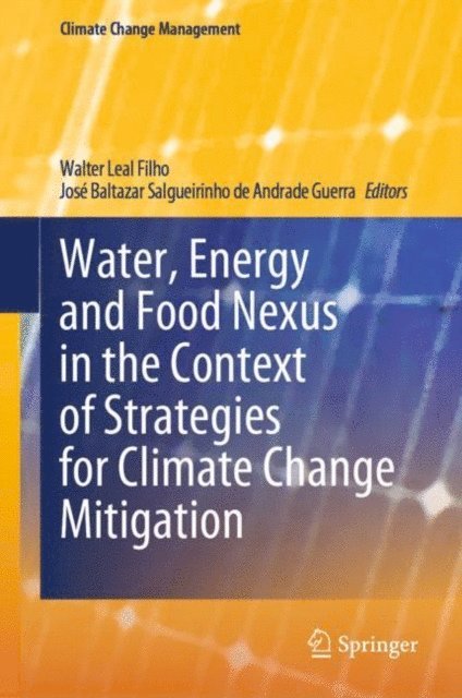 Jose Baltazar Salgueirinho de Andrade Guerra, Walter Leal Filho - Water, Energy and Food Nexus in the Context of Strategies for Climate Change Mitigation, E-bok