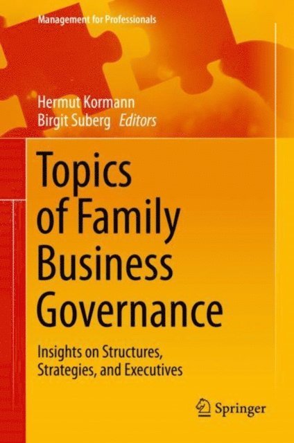 Birgit Suberg, Hermut Kormann - Topics of Family Business Governance, E-bok