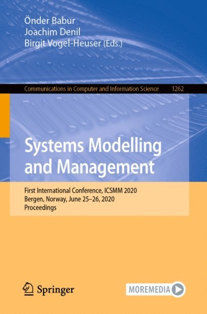 Birgit Vogel-Heuser, Joachim Denil, Onder Babur - Systems Modelling and Management, E-bok