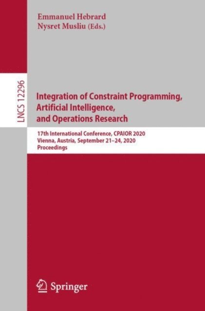 Nysret Musliu, Emmanuel Hebrard - Integration of Constraint Programming, Artificial Intelligence, and Operations Research, E-bok