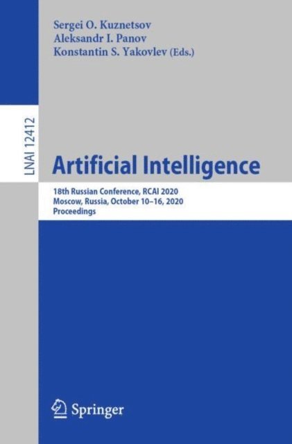 Konstantin S. Yakovlev, Aleksandr I. Panov, Sergei O. Kuznetsov - Artificial Intelligence, E-bok