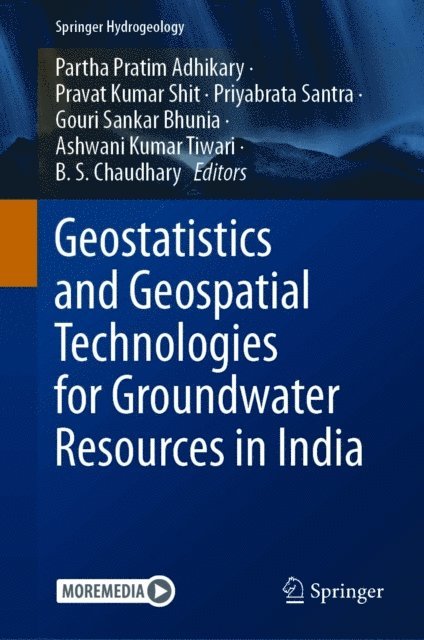 B. S. Chaudhary, Ashwani Kumar Tiwari, Gouri Sankar Bhunia, Priyabrata Santra, Pravat Kumar Shit, Partha Pratim Adhikary - Geostatistics and Geospatial Technologies for Groundwater Resources in India, E-bok