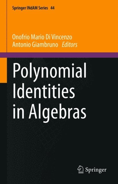 Antonio Giambruno, Onofrio Mario Di Vincenzo - Polynomial Identities in Algebras, E-bok