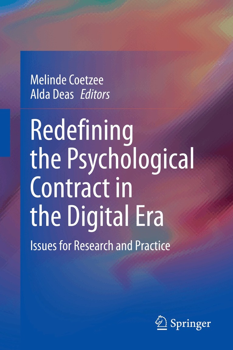 Melinde Coetzee, Alda Deas - Redefining the Psychological Contract in the Digital Era, Inbunden