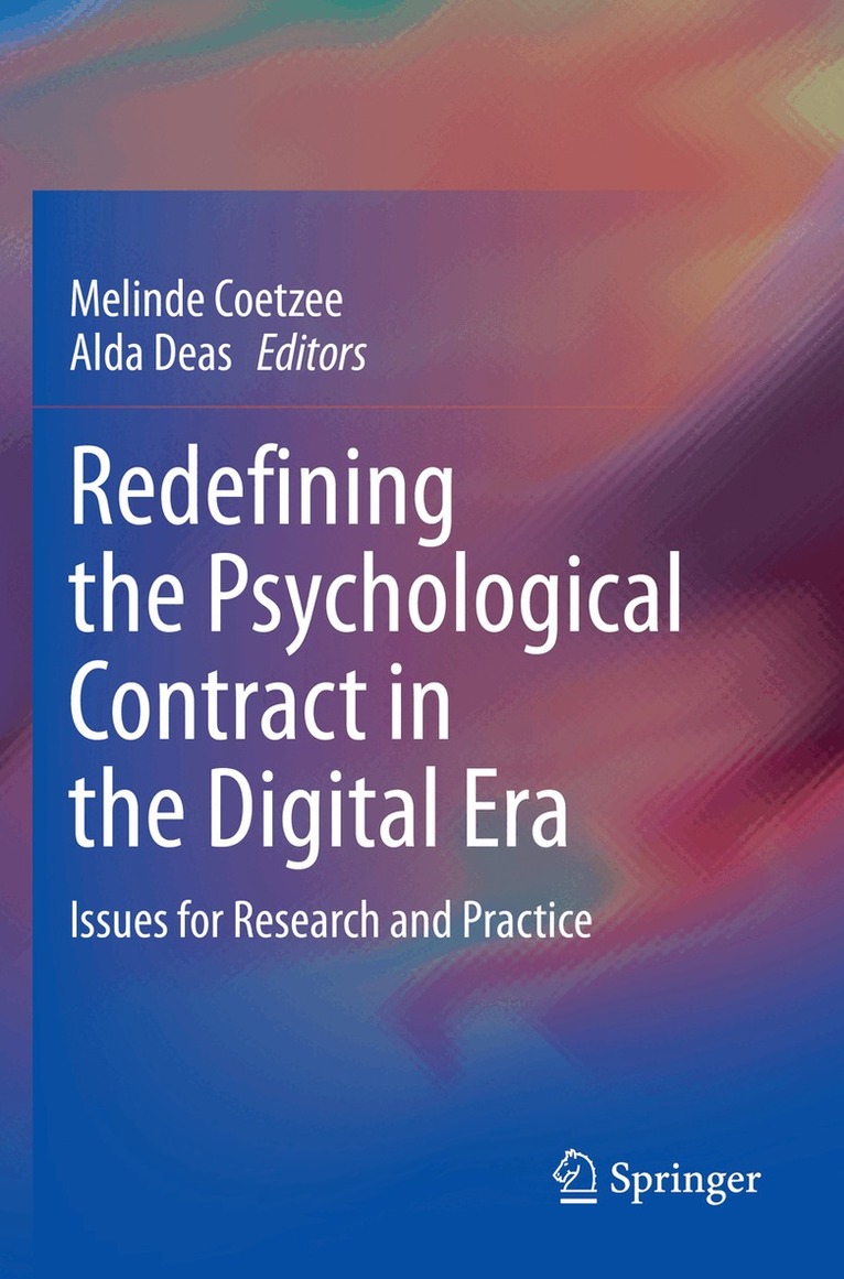 Melinde Coetzee, Alda Deas - Redefining the Psychological Contract in the Digital Era, Häftad