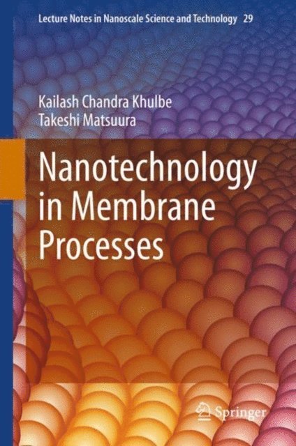 Takeshi Matsuura, Kailash Chandra Khulbe - Nanotechnology in Membrane Processes, E-bok