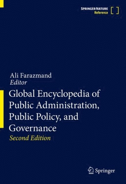 Ali Farazmand - Global Encyclopedia of Public Administration, Public Policy, and Governance, E-bok