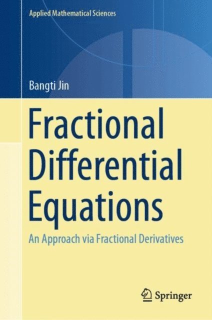 Bangti Jin - Fractional Differential Equations, E-bok