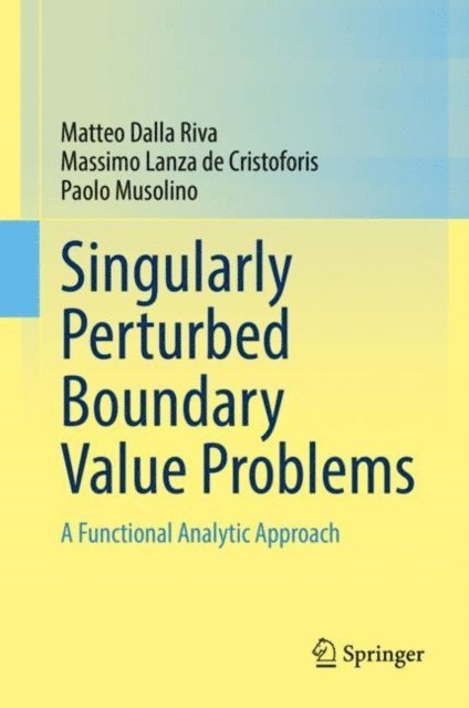 Paolo Musolino, Massimo Lanza de Cristoforis, Matteo Dalla Riva - Singularly Perturbed Boundary Value Problems, E-bok