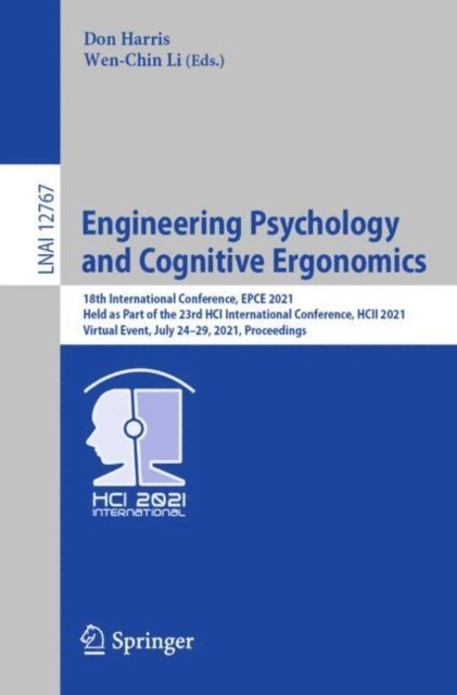 Wen-Chin Li, Don Harris - Engineering Psychology and Cognitive Ergonomics, E-bok