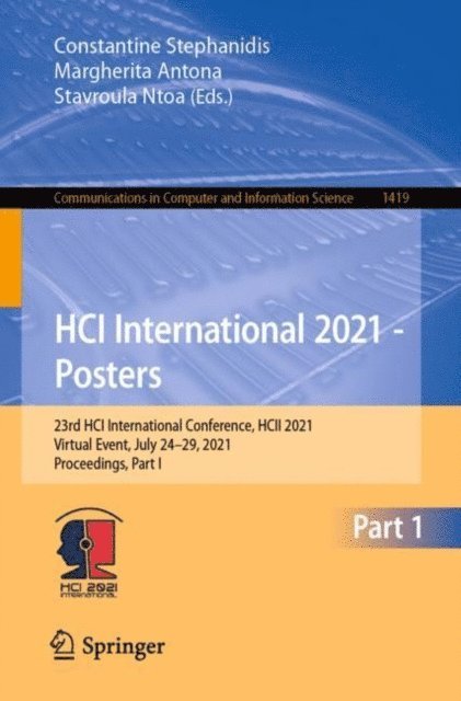 Stavroula Ntoa, Margherita Antona, Constantine Stephanidis - HCI International 2021 - Posters, E-bok