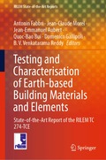 Testing and Characterisation of Earth-based Building Materials and Elements