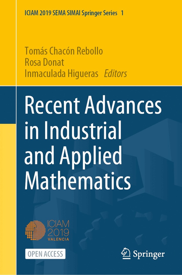 Tomás Chacón Rebollo, Rosa Donat, Inmaculada Higueras - Recent Advances in Industrial and Applied Mathematics, Inbunden. Tillgänglighet: Lägg i varukorg
