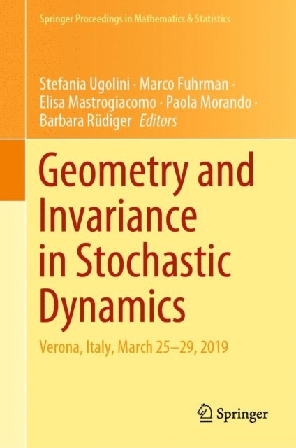 Barbara Rudiger, Paola Morando, Elisa Mastrogiacomo, Marco Fuhrman, Stefania Ugolini - Geometry and Invariance in Stochastic Dynamics, E-bok