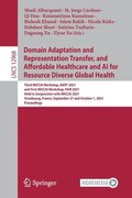 Domain Adaptation and Representation Transfer, and Affordable Healthcare and AI for Resource Diverse Global Health