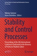 Stability and Control Processes