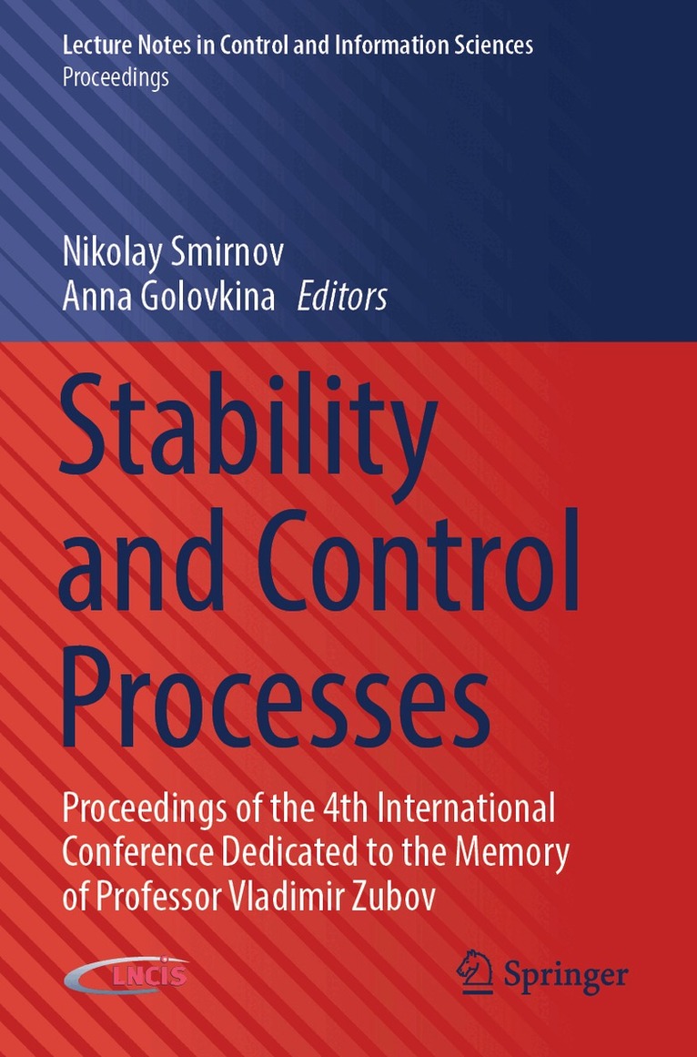 Nikolay Smirnov, Anna Golovkina - Stability and Control Processes, Häftad