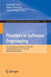 Frontiers in Software Engineering