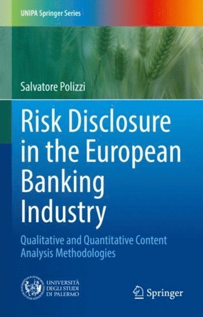 Salvatore Polizzi - Risk Disclosure in the European Banking Industry, E-bok