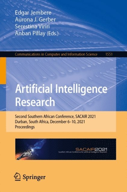 Anban Pillay, Serestina Viriri, Aurona J. Gerber, Edgar Jembere - Artificial Intelligence Research, E-bok