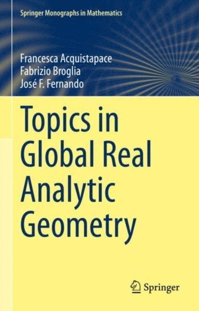 Jose F. Fernando, Fabrizio Broglia, Francesca Acquistapace - Topics in Global Real Analytic Geometry, E-bok