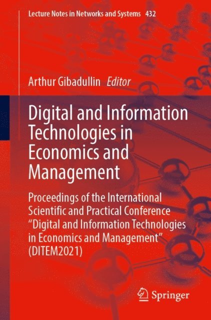Arthur Gibadullin - Digital and Information Technologies in Economics and Management, E-bok