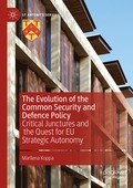 Evolution of the Common Security and Defence Policy