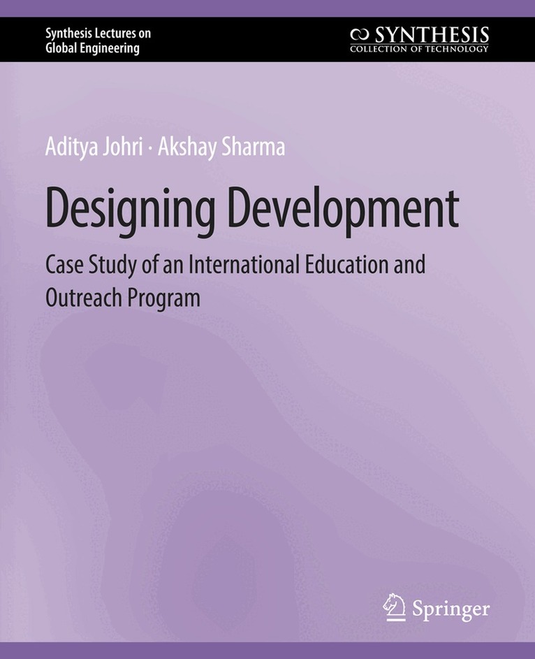 Aditya Johri, Akshay Sharma - Designing Development, Häftad