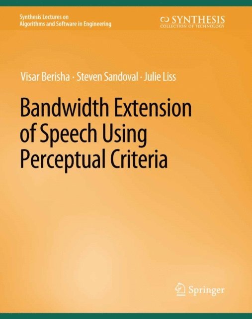Julie Liss, Steven Sandoval, Visar Berisha - Bandwidth Extension of Speech Using Perceptual Criteria, E-bok