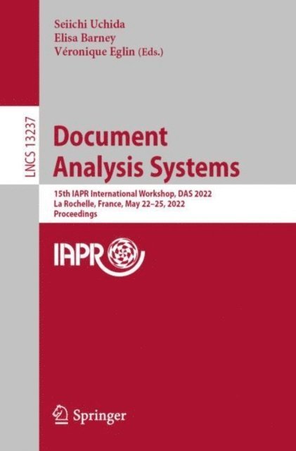 Veronique Eglin, Elisa Barney, Seiichi Uchida - Document Analysis Systems, E-bok