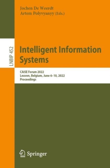 Artem Polyvyanyy, Jochen De Weerdt - Intelligent Information Systems, E-bok